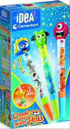 Clementoni Giochi Creativi Idea - Crea Le Tue Penne Create Your Pens Monster Made In Italy