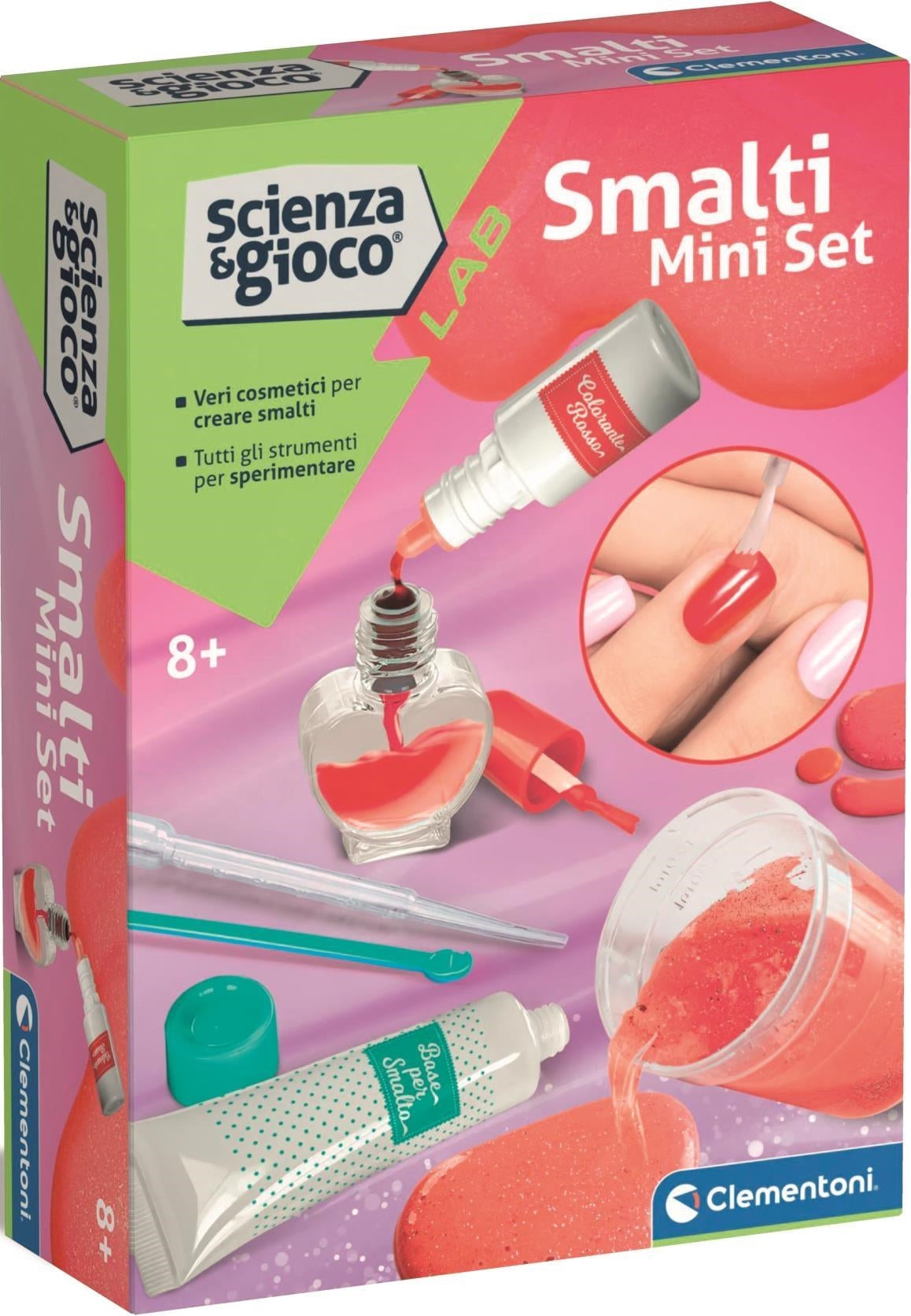 Clementoni Giochi Sientifici Lab Smalti Mini Set Made In Italy
