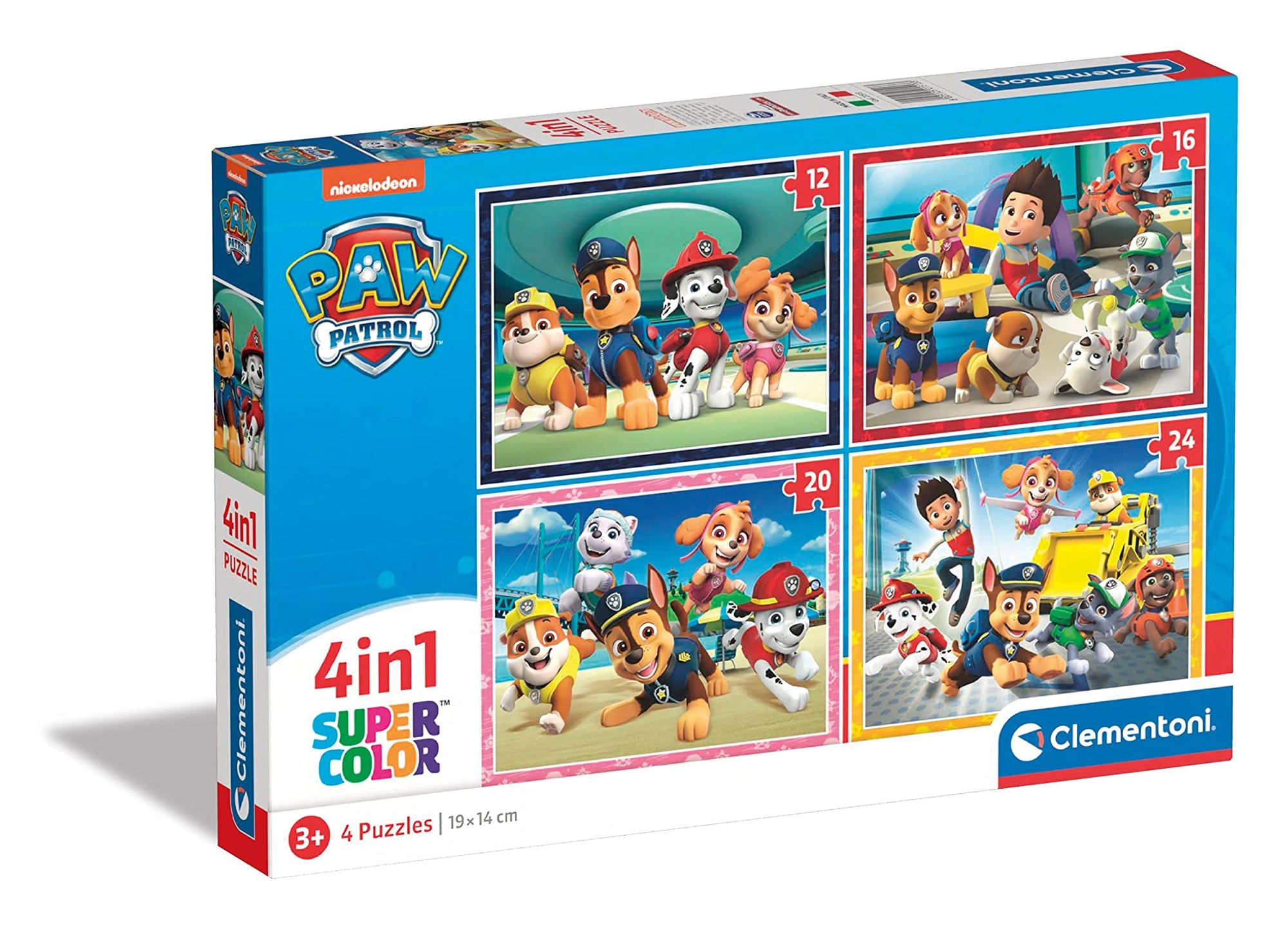 Paw Patrol: Clementoni - Puzzle Made In Italy Bambino 4In1