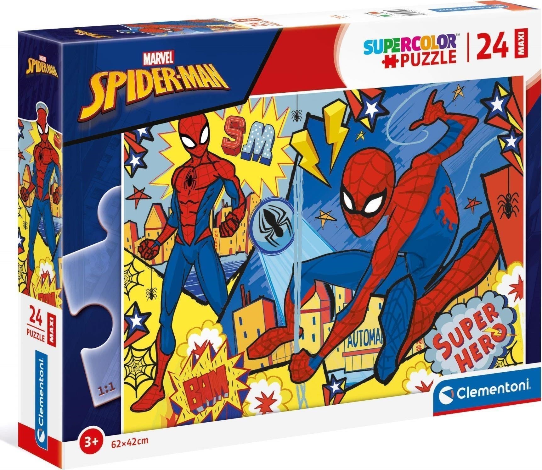 Marvel: Clementoni - Puzzle Maxi 24 Pz - Spider Man