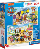 Paw Patrol: Clementoni - Puzzle 2X20 Pz