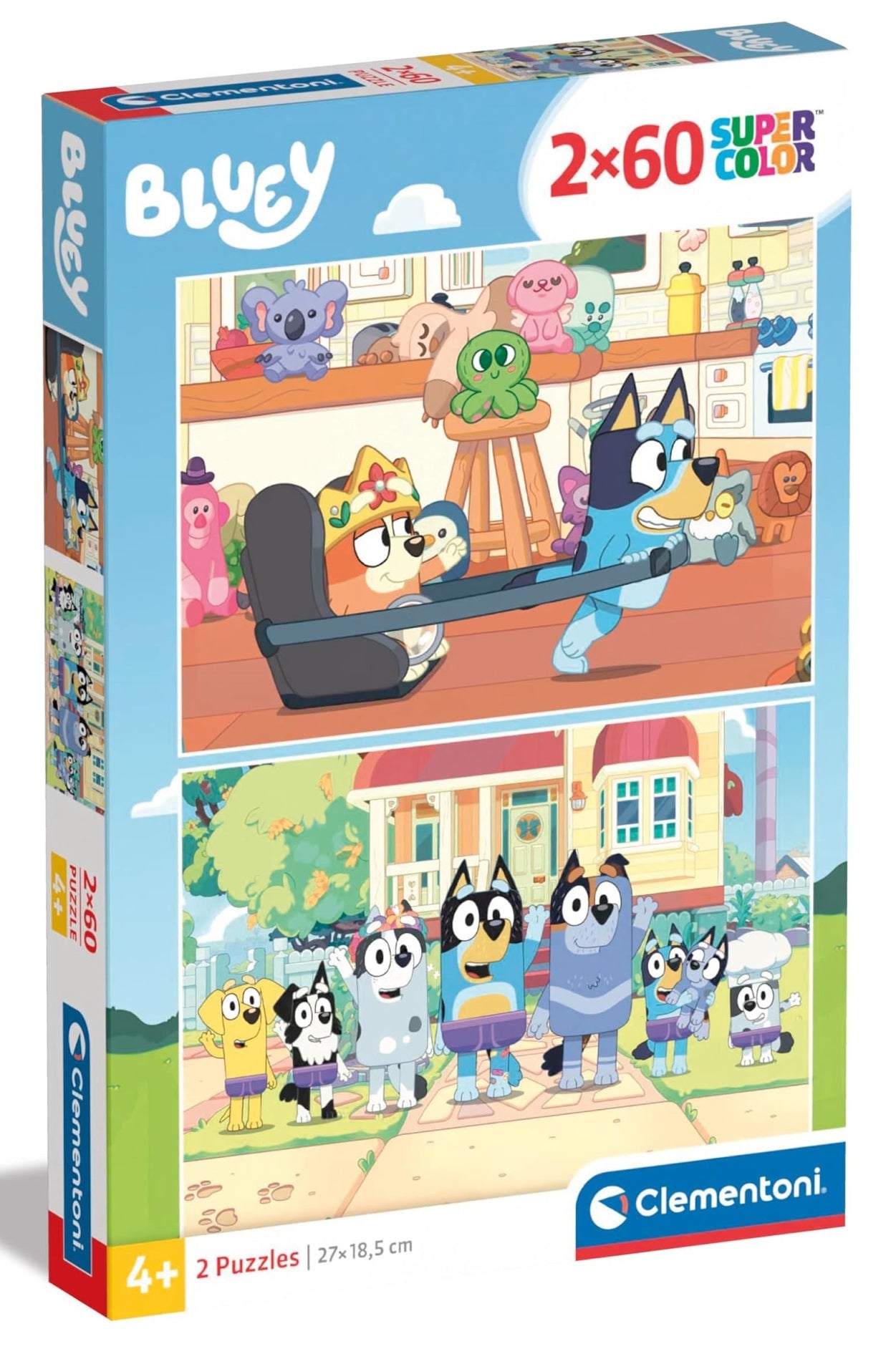 Clementoni Puzzle Bambini Bluey2x60 Pz Made In Italy