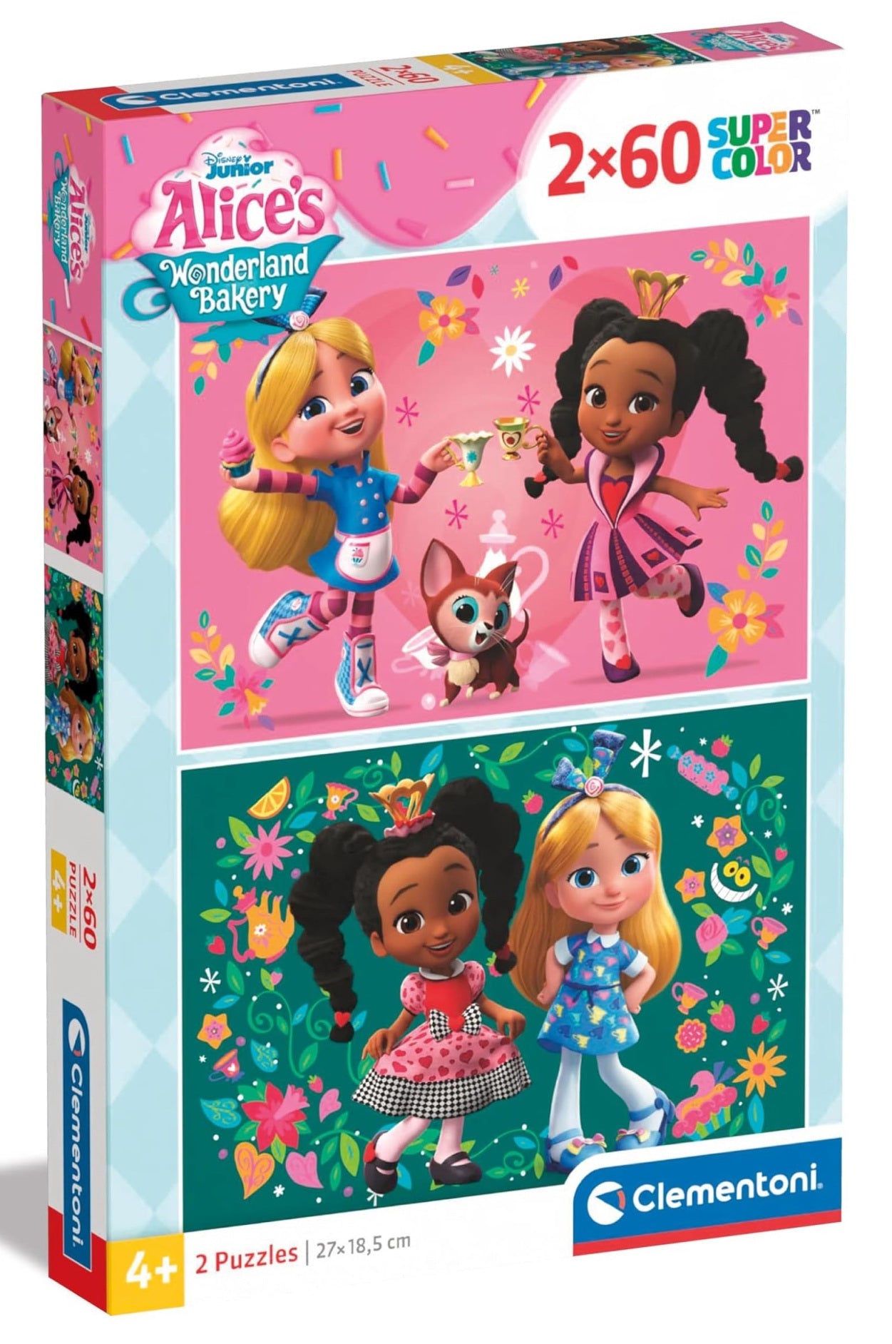 Clementoni Puzzle Bambini Alice Bakery2x60 Pz Made In Italy
