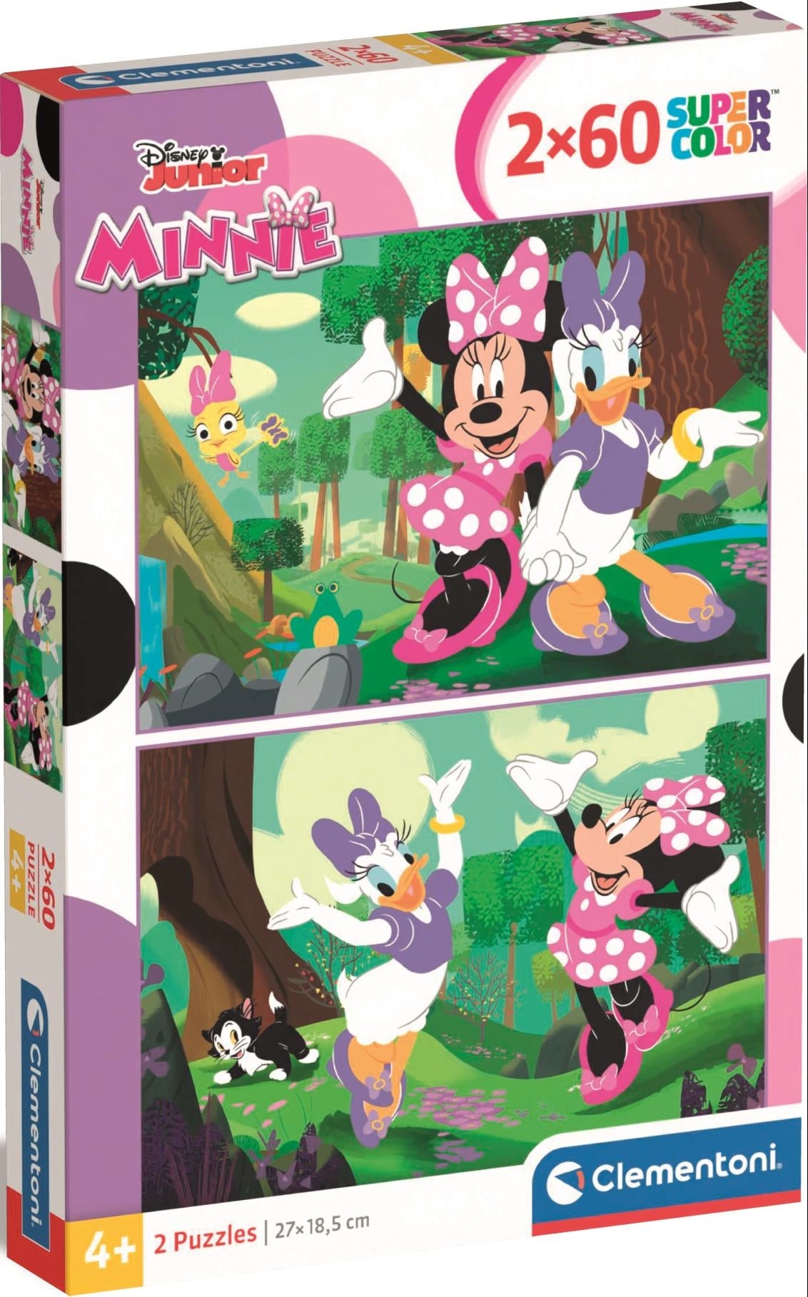 Clementoni Puzzle Bambini Minnie2x60 Pz Made In Italy