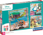 Clementoni Puzzle Bambini Disney Classic3x48 Pz Made In Italy