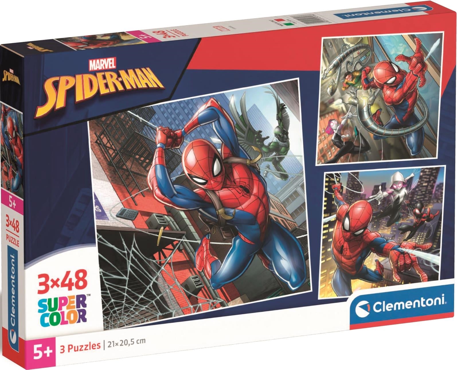 Clementoni Puzzle Bambini Spider Man3x48 Pz Made In Italy
