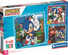 Clementoni Puzzle Bambini Sonic3x48 Pz Made In Italy