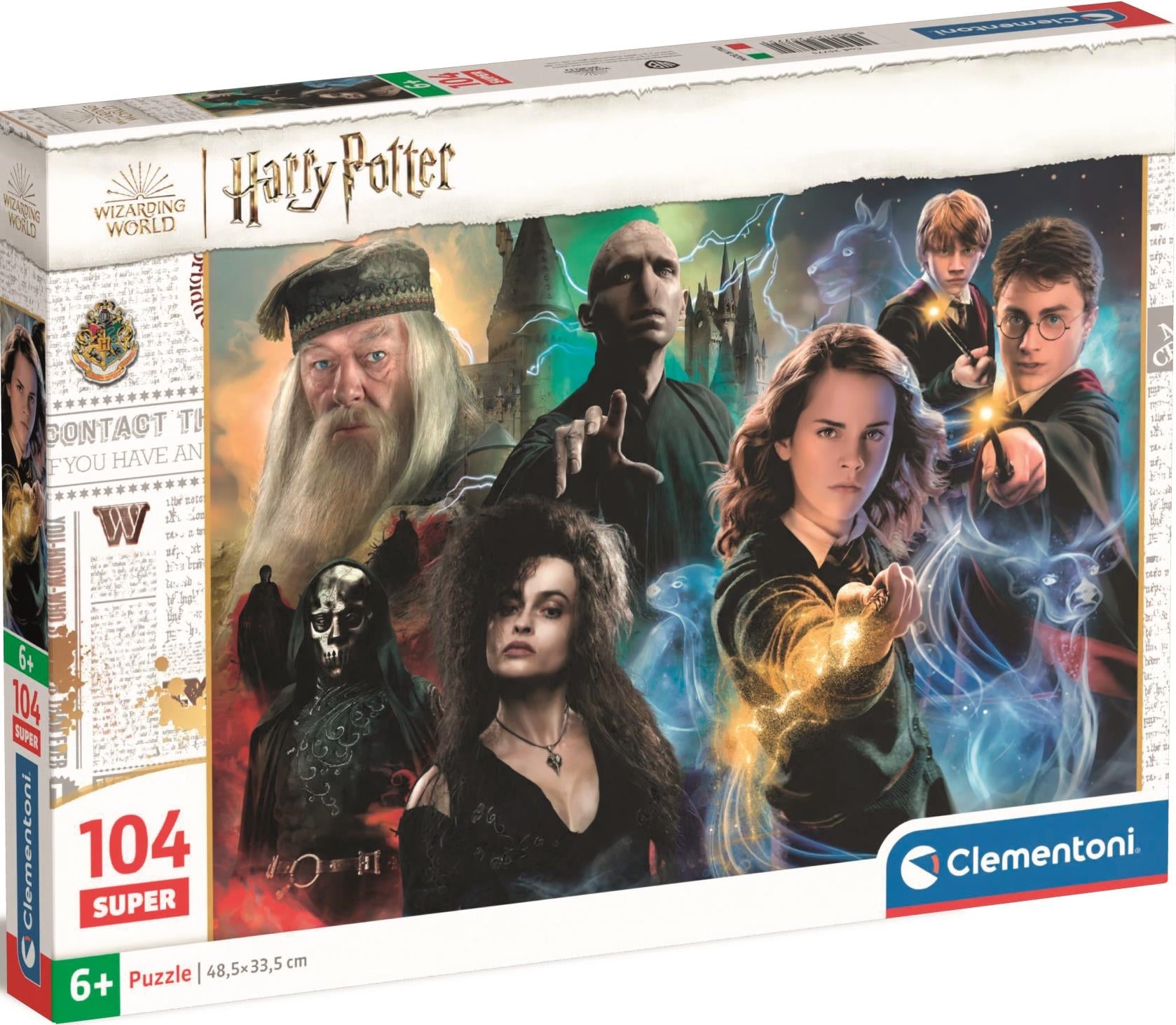 Clementoni Puzzle Bambini Harry Potter104 Super Pz Made In Italy