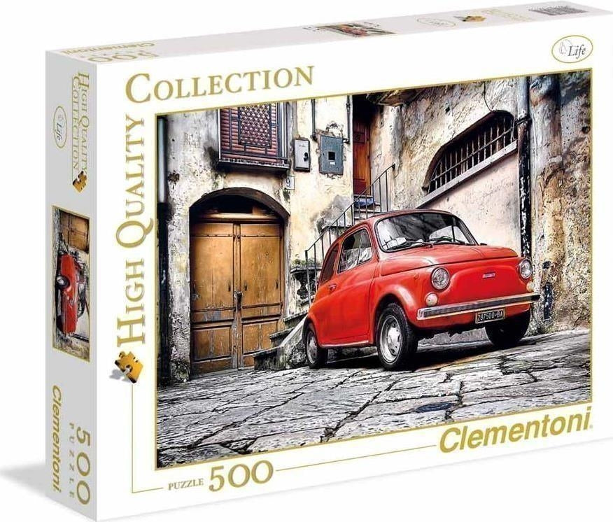 Clementoni: Puzzle 500 Pz - High Quality Collection - Fiat 500
