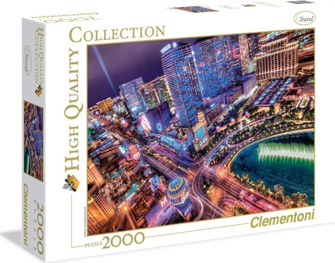 Clementoni: Puzzle 2000 Pz - High Quality Collection - Las Vegas