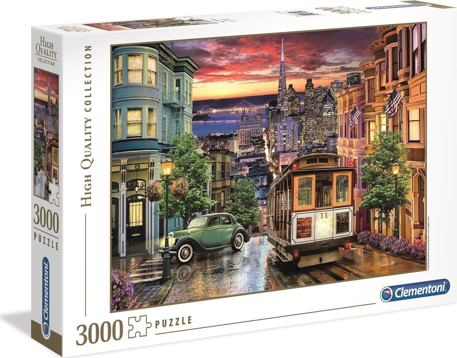 Clementoni: Puzzle 3000 Pz - High Quality Collection - San Francisco