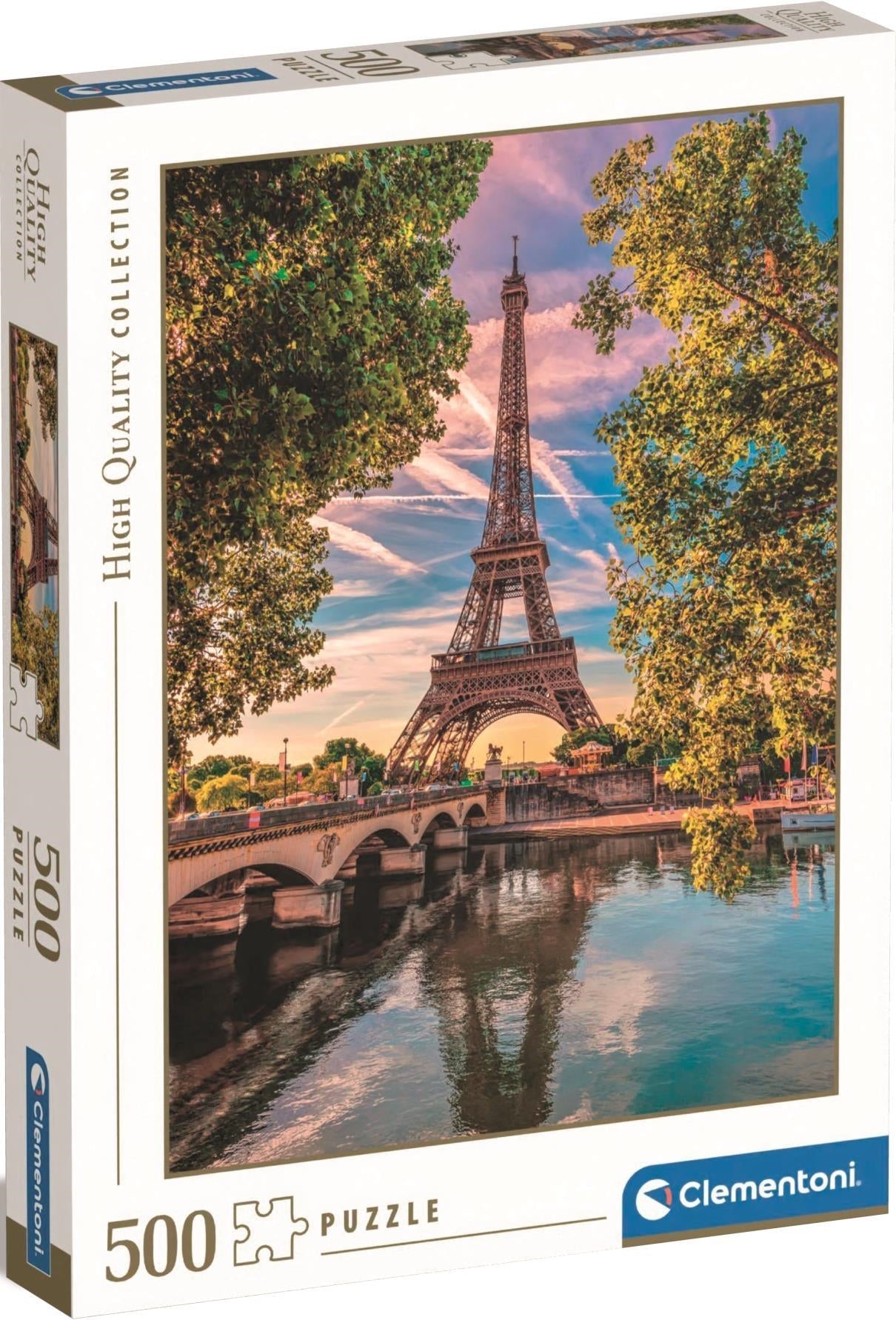 Clementoni Puzzle Adulti Along The Seine500 Pz Made In Italy