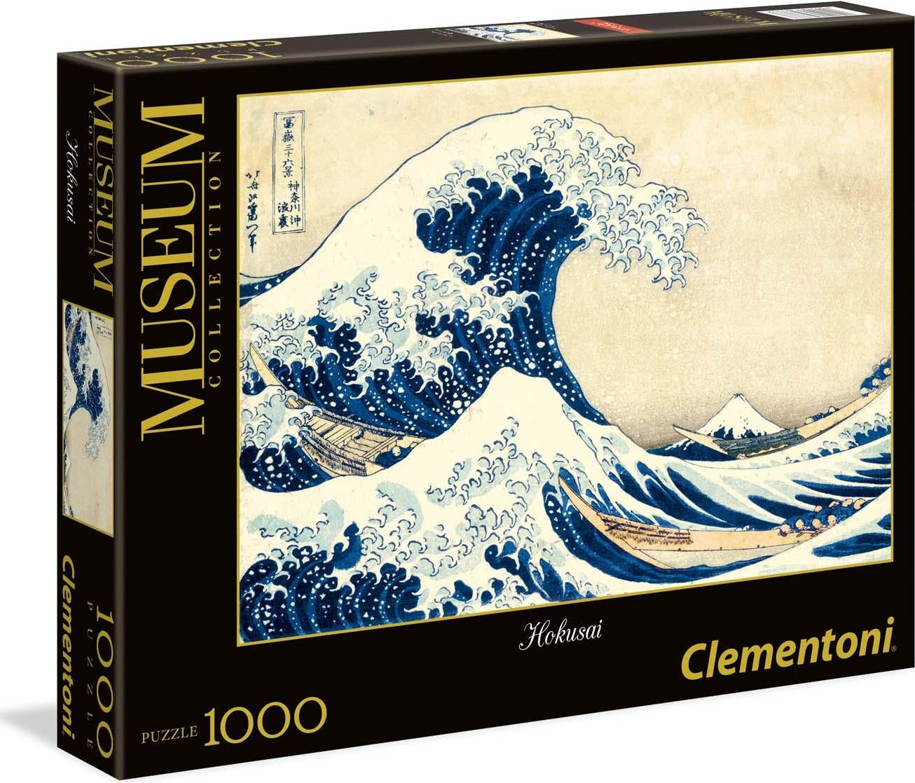 Clementoni: Puzzle 1000 Pz - Museum Collection - Hokusai - La Grande Onda