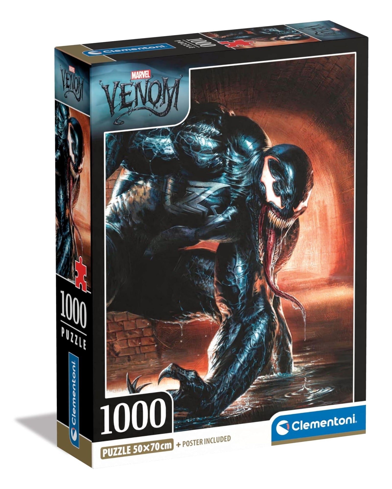 Clementoni Puzzle Adulti 1000 Pezzi Venom 1000 Compact Made In Italy