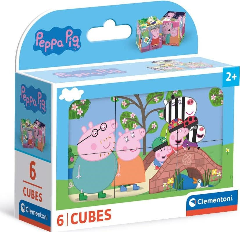 Clementoni: Puzzle Cubi 6 Pz - Peppa Pig