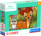 Clementoni: Puzzle Cubi 12 Pz - Disney Classic