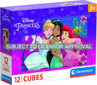 Clementoni: Puzzle Cubi 12 Pz - Disney Princess