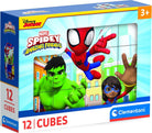 Clementoni: Puzzle Cubi 12 Pz - Spidey