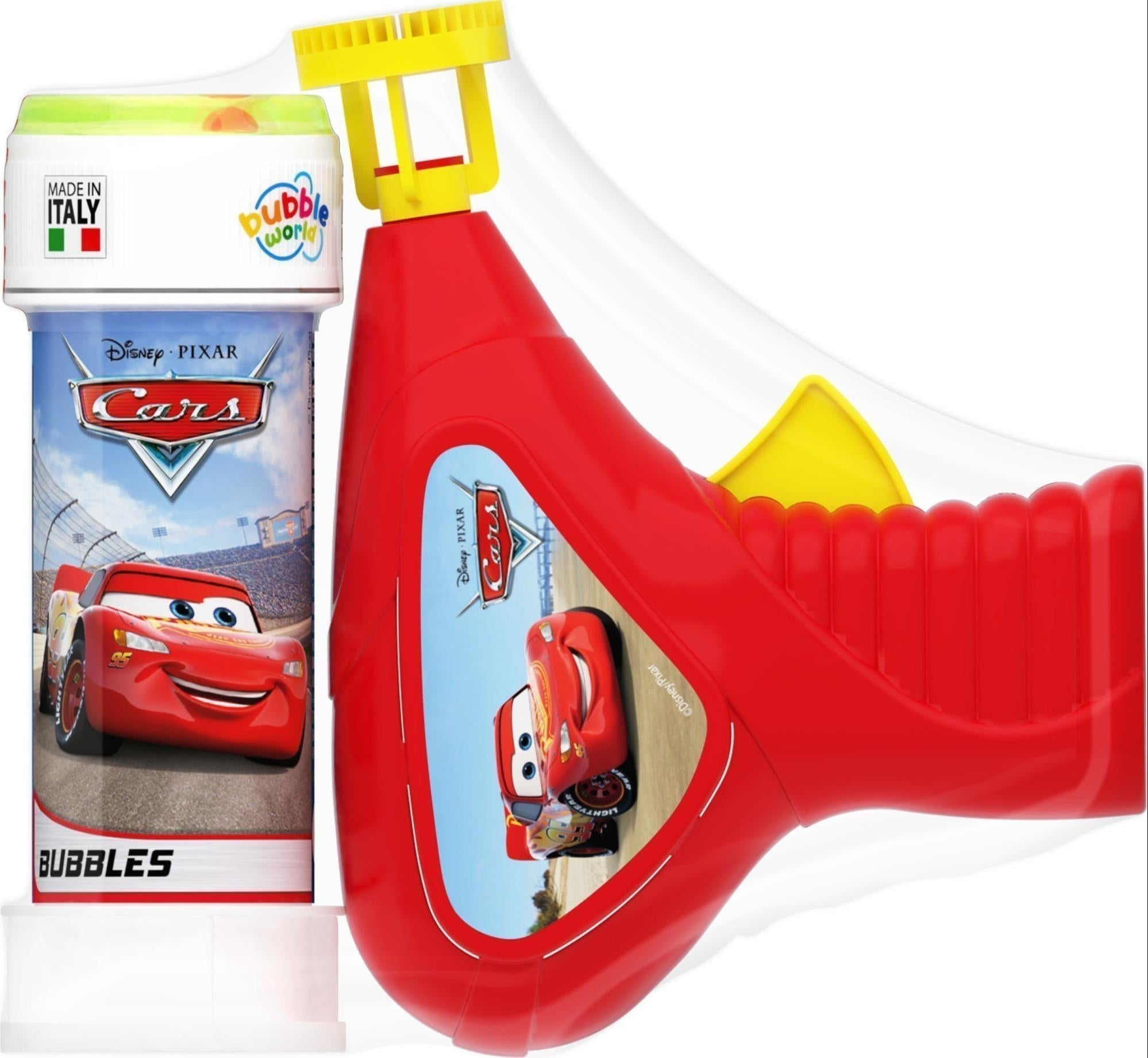 Dulcop Bolle Di Sapone - Pistola Bolle Meccanica Piccola - Cars (Shrink-Film)