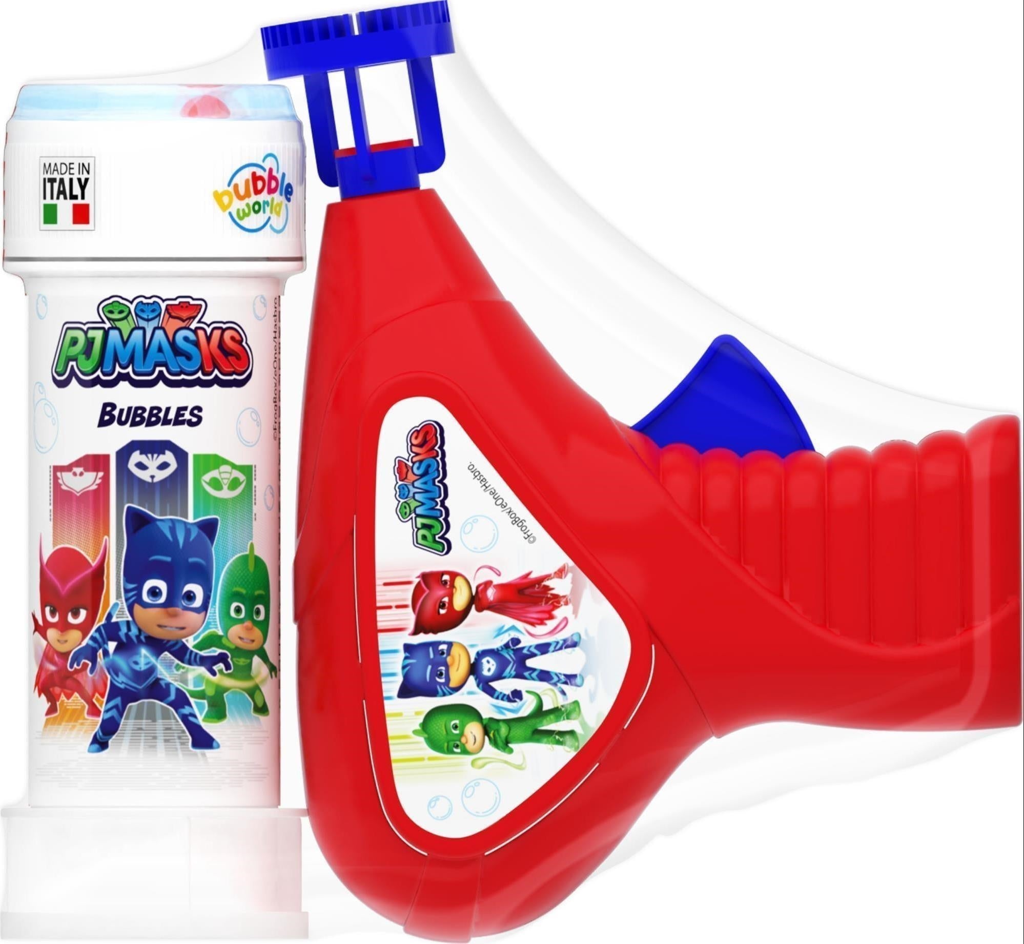 Dulcop Bolle Di Sapone - Pistola Bolle Meccanica Piccola - Pj Masks (Shrink-Film)