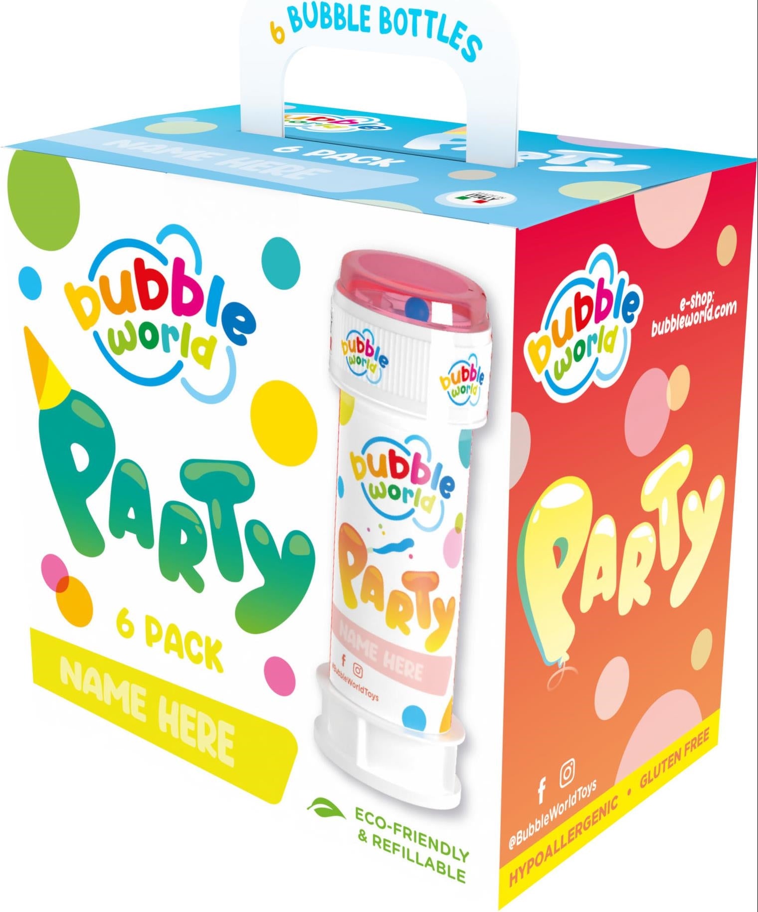 Dulcop Bolle Di Sapone - Bubbles Party Pack 6 Pz