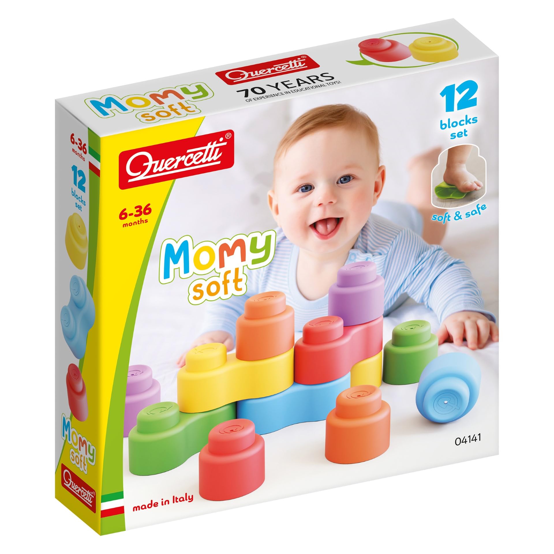 Quercetti: Momy Soft 12 Pcs