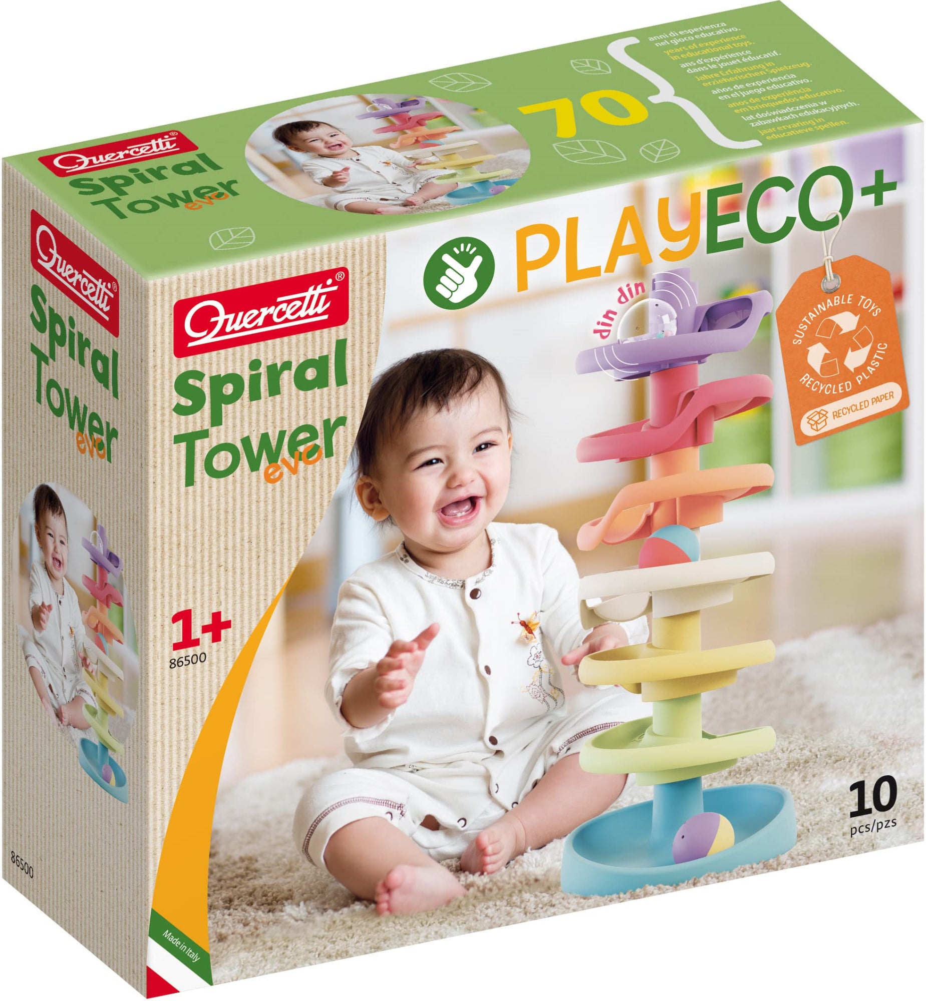 Quercetti: Spiral Tower Evo Play Eco+