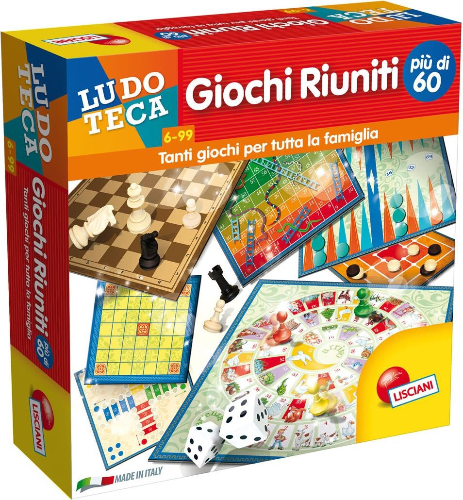 Lisciani: Ludoteca - Giochi Riuniti - Piu Di 60
