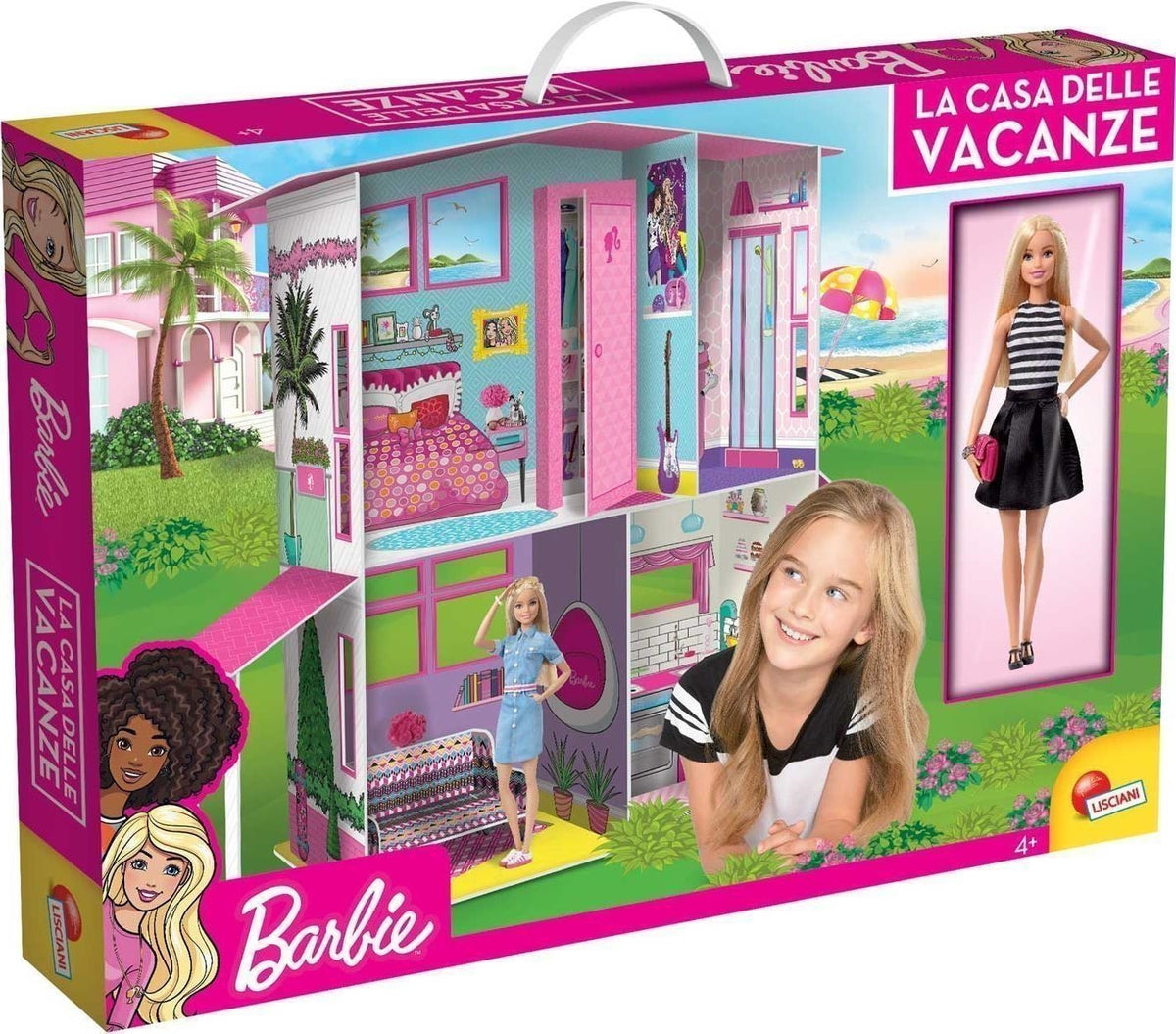 Barbie: Lisciani - Casa Di Malibu' Con Bambola