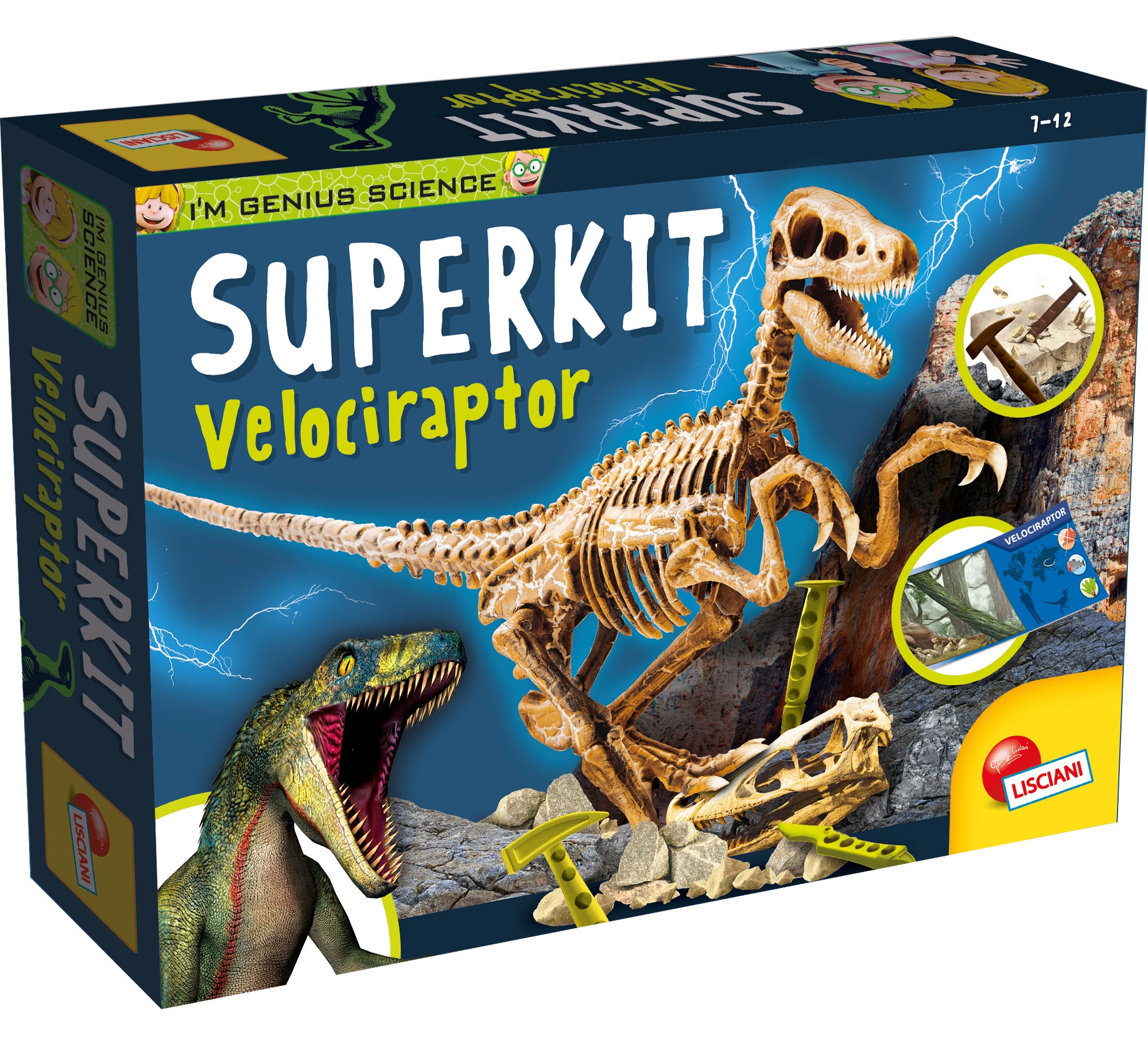 Lisciani: Piccolo Genio - Super Kit Velociraptor