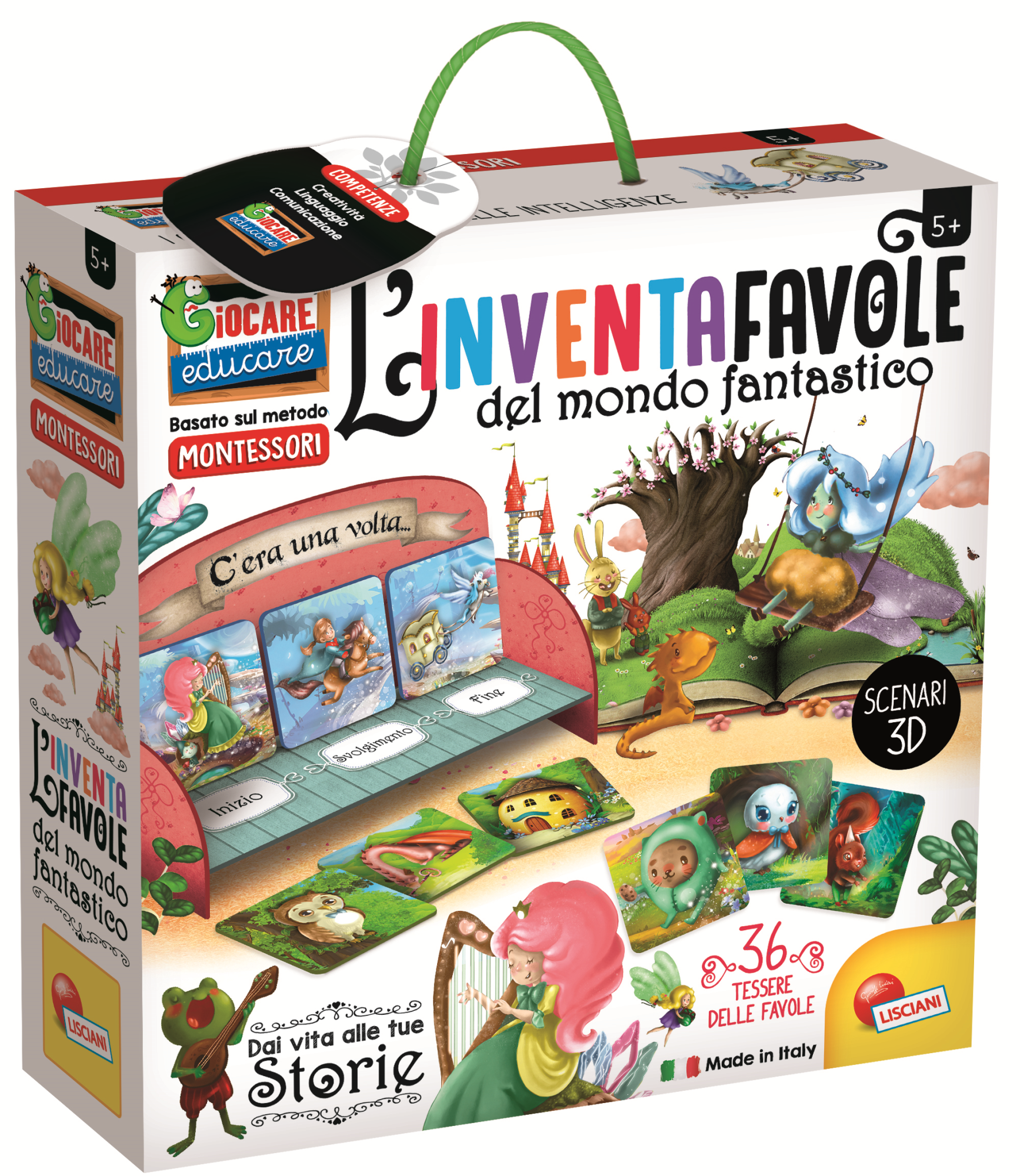 Lisciani: Montessori - LInventafavole Del Mondo Fantastico