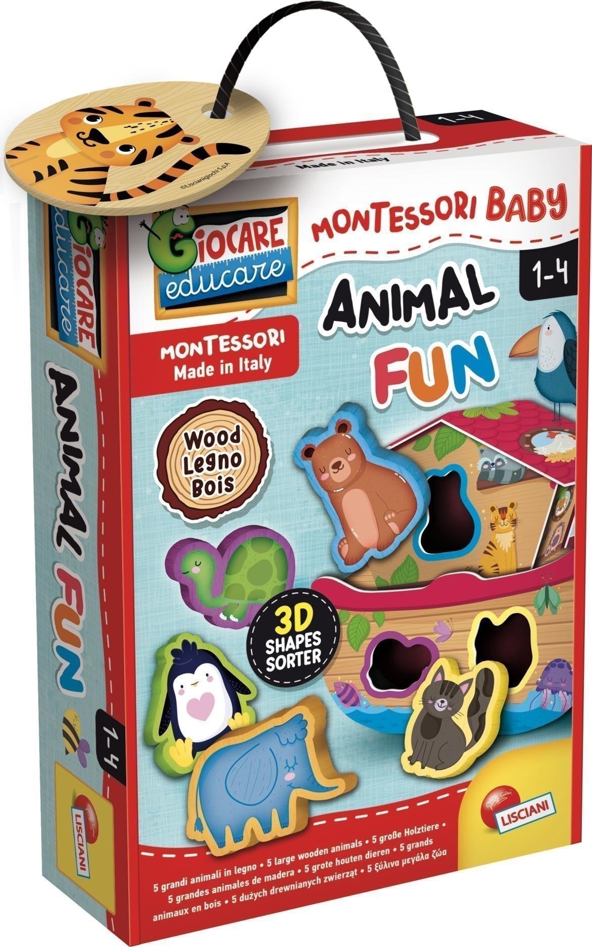 Lisciani: Montessori Baby - Legno Baby Animals