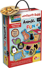 Lisciani: Montessori Baby - Legno Baby Animals