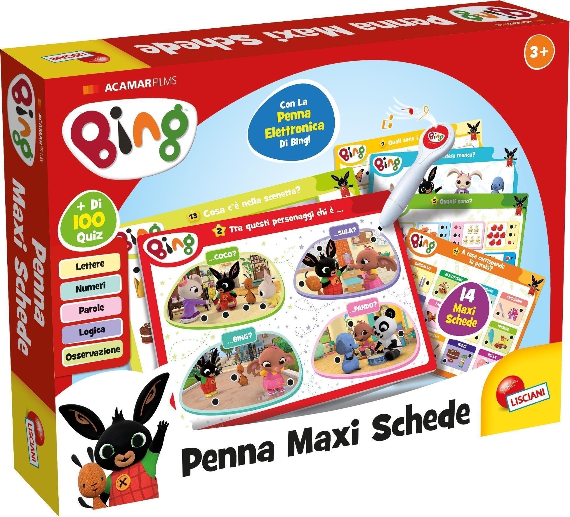 Bing: Lisciani - Penna Maxi Schede