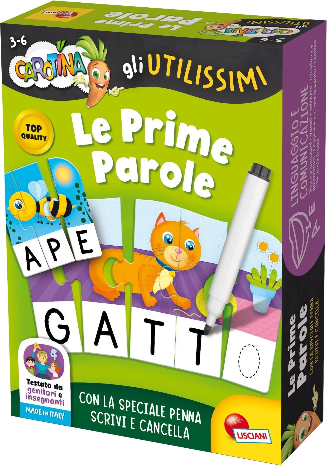Lisciani: Carotina - Gli Utilissimi Le Prime Parole
