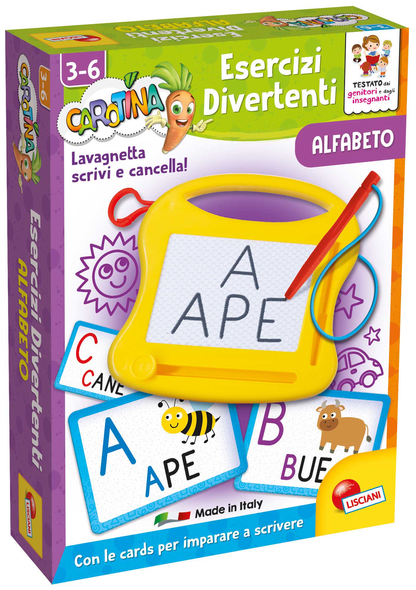 Lisciani: Carotina Esercizi Divertenti Alfabeto