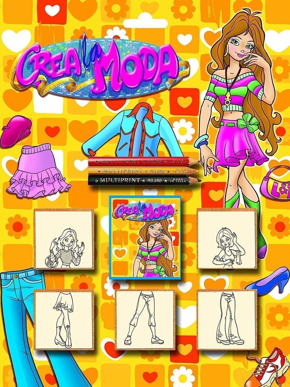 Multiprint 5835 - Blister 5 Timbri - Create Your Look