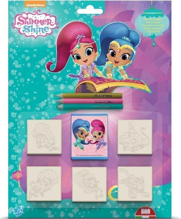 Multiprint 5949 - Blister 5 Timbri - Shimmer & Shine
