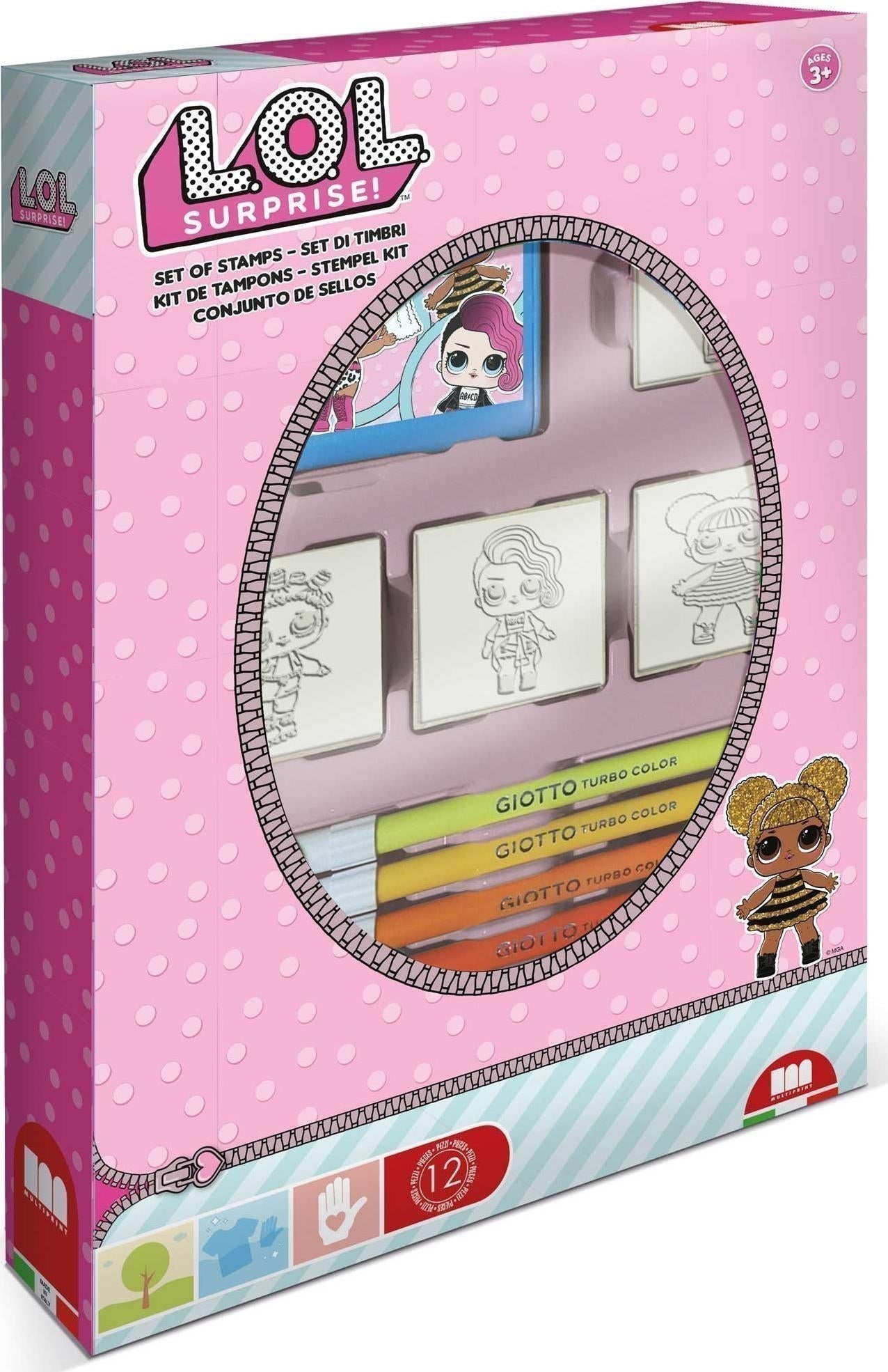 Multiprint 27980 - Box 4 Timbri - L.O.L. Surprise