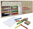 Multiprint 74935 - Scatola Legno Media - Animali Amici
