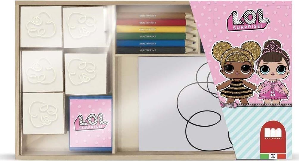 Multiprint 74980 - Scatola Legno Media - L.O.L. Surprise