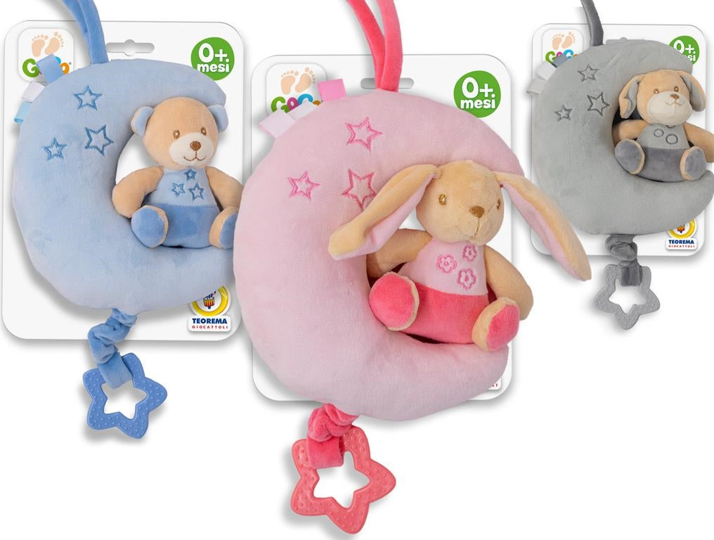 Teorema: Gogo - Carillon Luna Con Animaletto 3 Col. 20Cm, - Blister