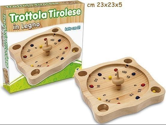 Teorema: Trottola Tirolese In Legno