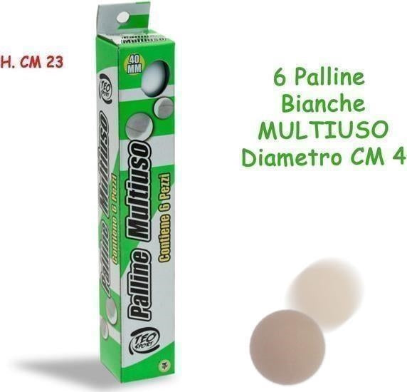 Teorema: Teosport - Palline Multiuso 40Mm 6Pz
