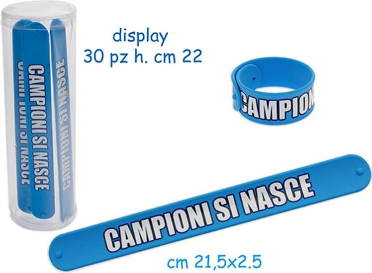 Teorema: Teos - Braccialetti Campioni Si Nasce Azzurri 215X25X2 Mm
