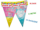Teorema: Teos - Bandierine 2 Metri E 10 Bandiere Buon Compleanno