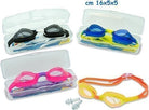 Teorema: Teo's - Occhialini In Silicone Con Tappi Orecchie Con Astuccio Anti Appannamento (Assortimento)