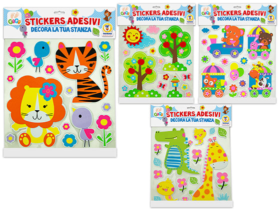 Teorema: Gogo - Stickers Adesivi Da Parete 4 Ass - Busta