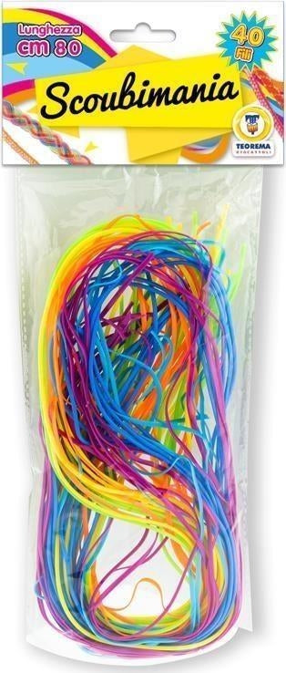 Teorema: Teos - Scoubidou Mania 40 Fili 80 Cm 8 Colori - Busta