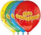 Teorema: Teos - Palloncini Colorati Buon Compleanno 30 Cm 20 Pz - Busta